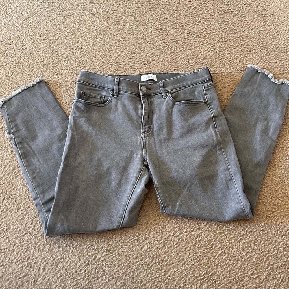 LOFT Gray Skinny Women's Jeans